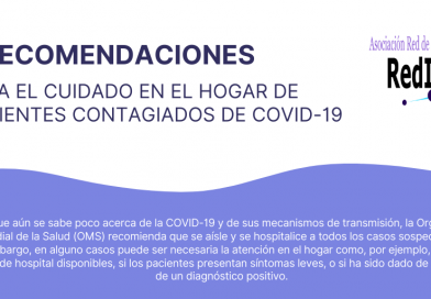 COVID-19 Recomendaciones para el cuidado de pacientes contagiados